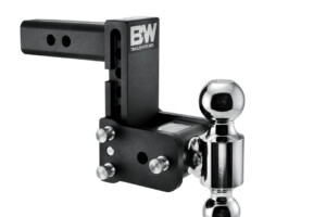 B&W adjustable trailer hitch with chrome ball