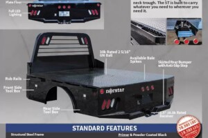 Norstar ST skirted flat bed for pickup trucks