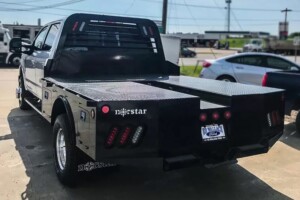 skirted flat bed for a pickup truck