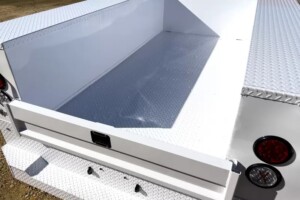 service body bed for a truck