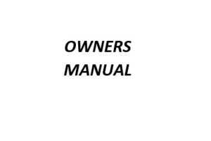 Norstar Truck Bed Owners Manual