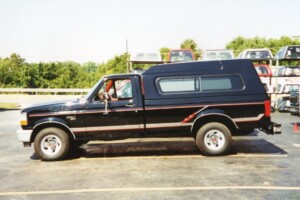 Ford F150 With a camper shell